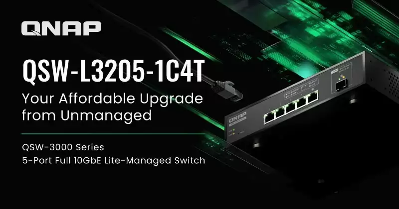 威联通推全万兆轻网管交换机