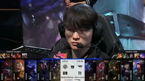 CFO爆冷击溃T1挺进胜者组,Doggo德莱文封神引领全华班创历史