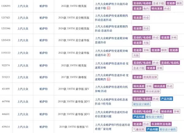 大众帕萨特一启动就抖动 4S店多次修不好！厂家：不影响使用