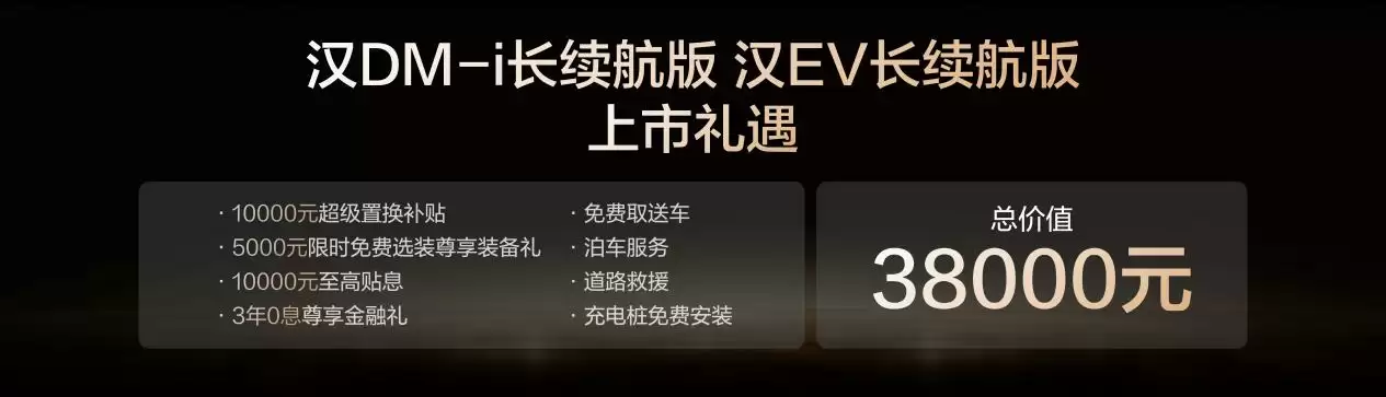 越级进阶!比亚迪汉长续航版上市,补贴后售价15.98万~20.58万元