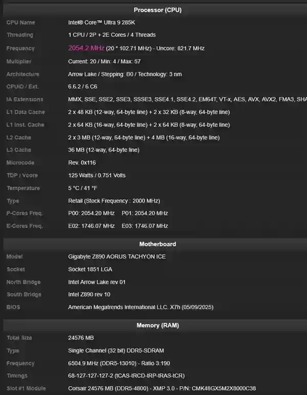 DDR5超频突破13020MT/s未获认证