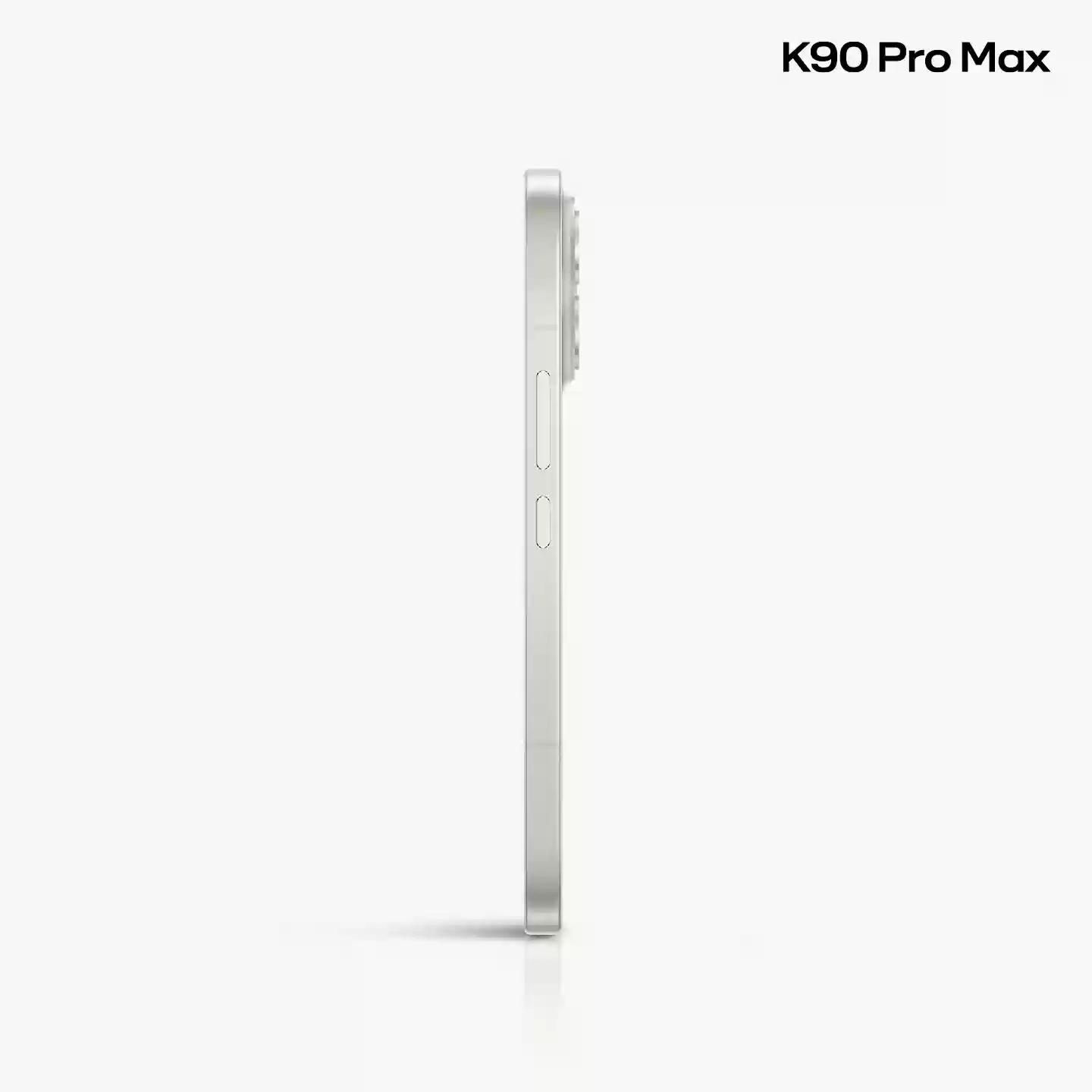 小米 Redmi K90 Pro Max 手机官图公布:流金白配色,