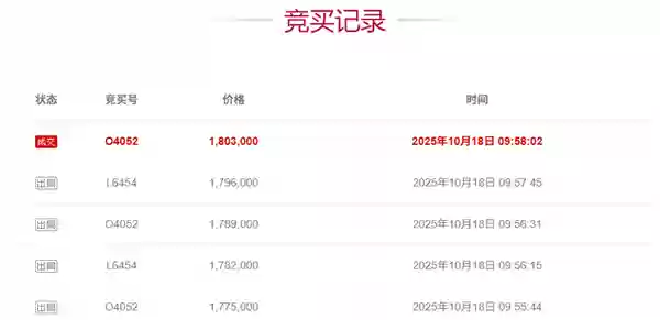 打八折 辽A99999劳斯莱斯加长幻影180万成功拍卖：不含牌照