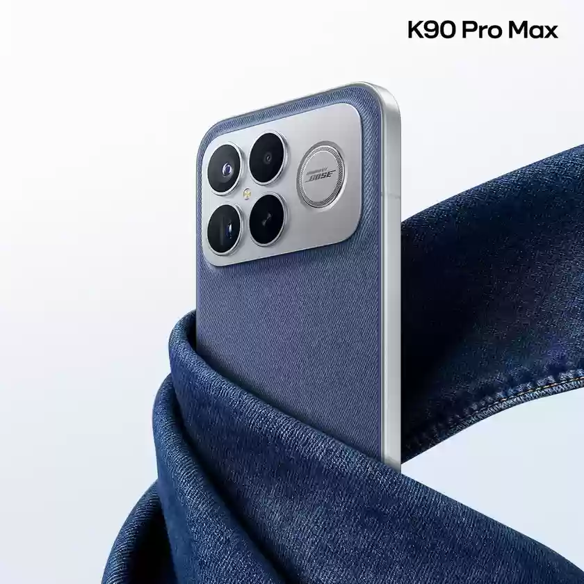 REDMI K90 Pro Max定档10月23日 流金白+丹宁色双色曝光
