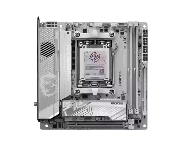 微星发布MPG X870I EDGE TI EVO WiFi超频主板：双内存插槽、支持10000MT/s！