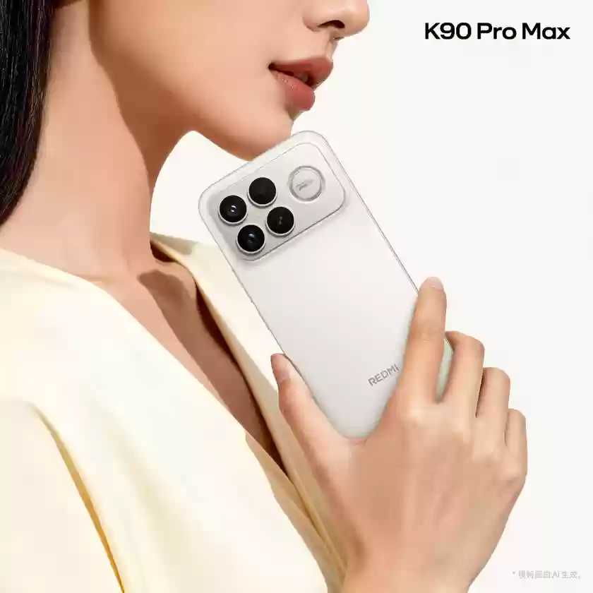 REDMI K90 Pro Max定档10月23日 流金白+丹宁色双色曝光