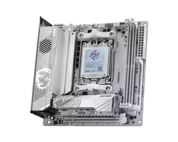 微星发布MPG X870I EDGE TI EVO WiFi超频主板：双内存插槽、支持10000MT/s！