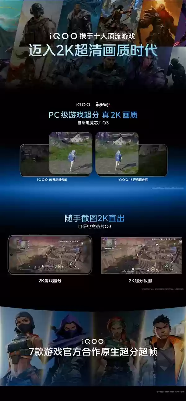 iQOO 15首发自研电竞芯片Q3：开启手机显卡时代