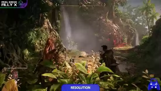 ROG Xbox Ally X、SteamDeck与PS5地平线：西之绝境画质对比实测