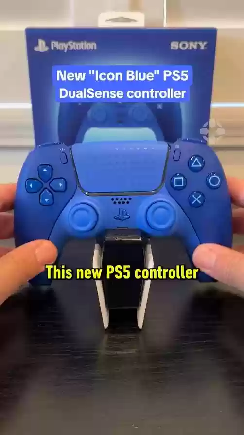 PS5推出Icon Blue特别版手柄 售价84.99美元发售