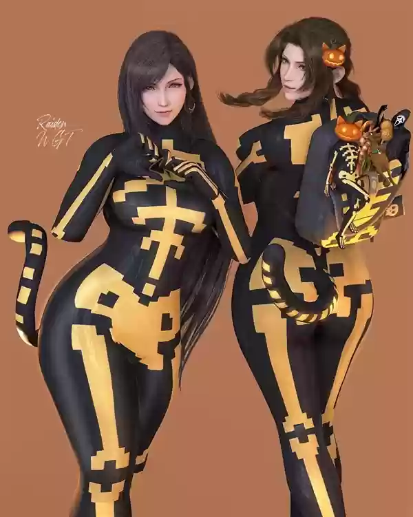 《最终幻想7》蒂法3D美图：穿上新服装 身材更出色