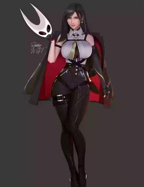 《最终幻想7》蒂法3D美图：穿上新服装 身材更出色