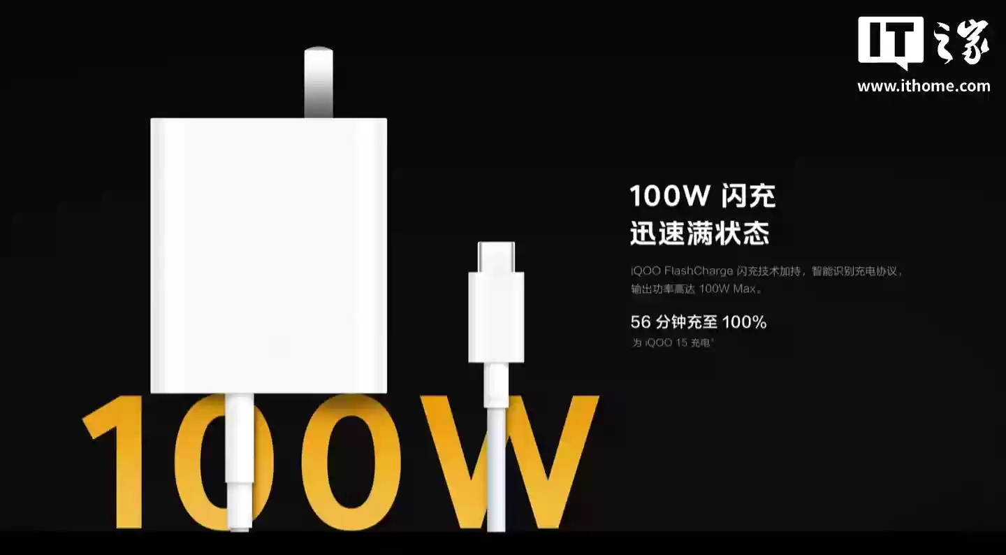 iQOO 推出闪充全家桶:120W 多口闪充套装券后价 133.2 元,9.2A 编织闪充线售 89 元