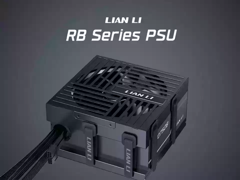 联力推出 RB 系列 ATX 3.1 铜牌非模组电源,魔术扎带理线设计