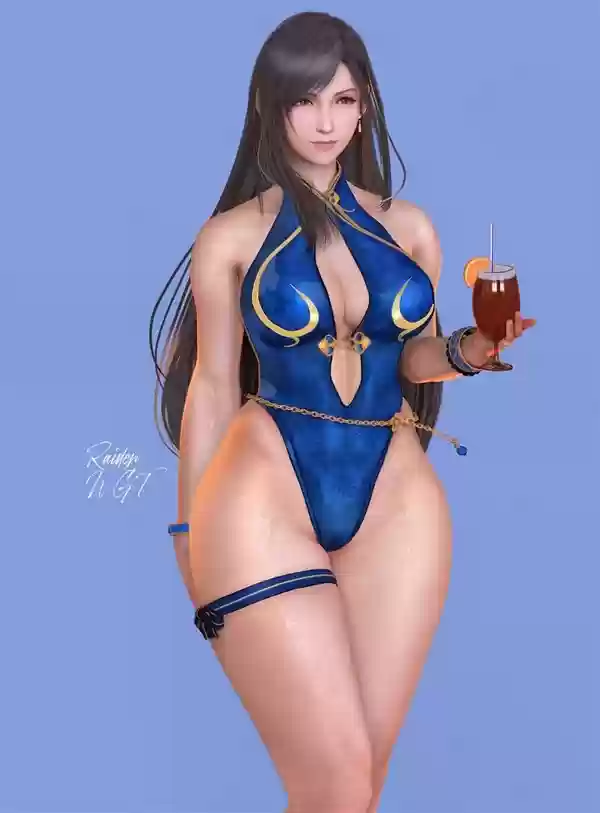 《最终幻想7》蒂法3D美图：穿上新服装 身材更出色