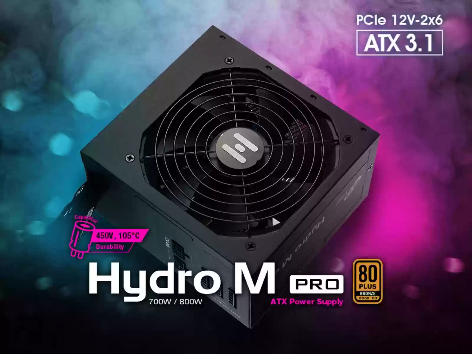 全汉推出 Hydro M PRO (ATX3.1) 系列电源：80 PLUS 铜牌半模