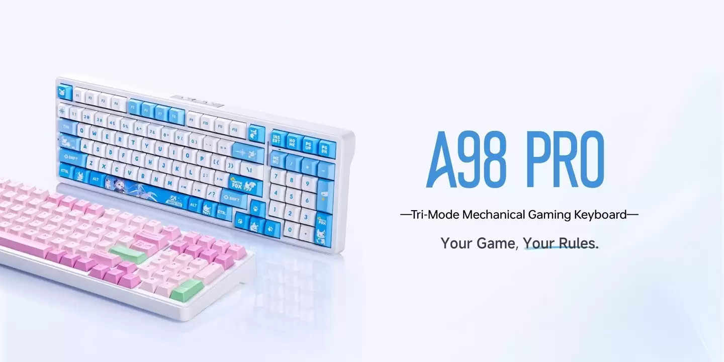 ATK A98 Pro三模机械键盘上市:多轴体可选,续航强劲,支持RGB与多系统