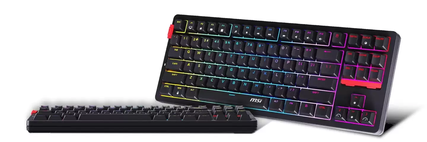 微星推出三模TKL机械键盘 FORGE GK300 WIRELESS，可选红轴 / 青轴