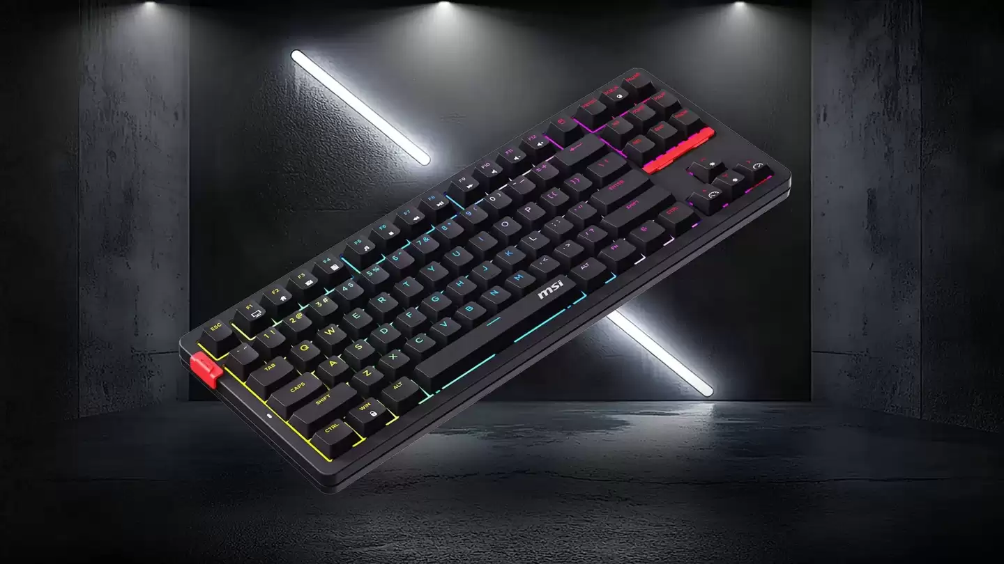 微星推出三模TKL机械键盘 FORGE GK300 WIRELESS，可选红轴 / 青轴