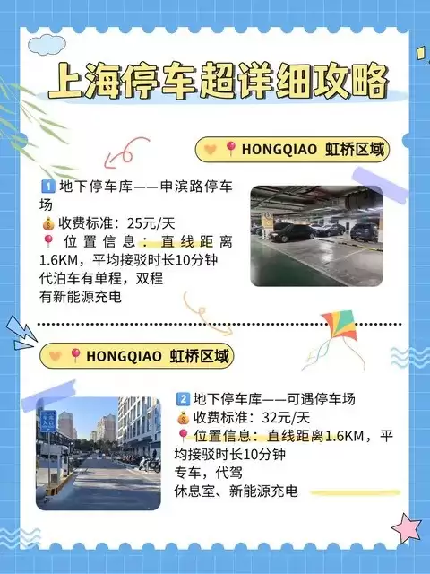 虹桥浦东火车站停车指南：多区域停车场收费与服务全解析
