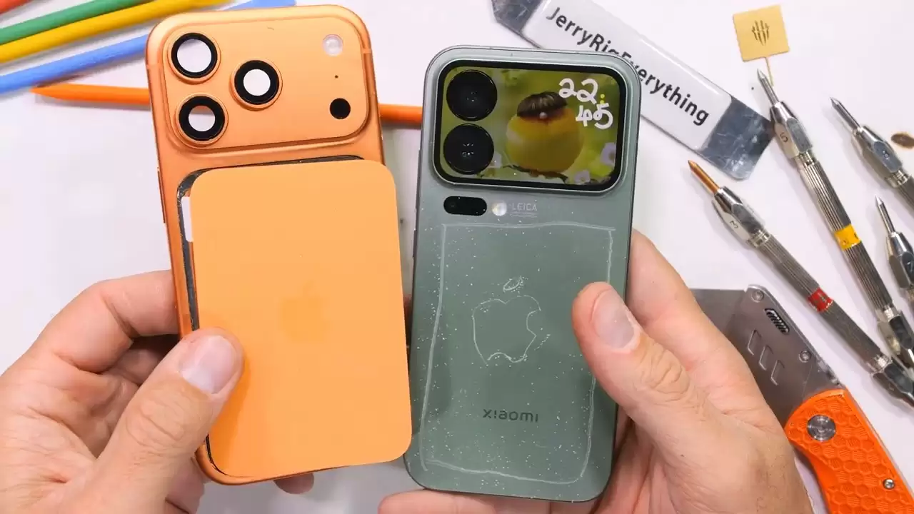 JerryRigEverything 测试小米17 Pro 手机耐用性：龙晶玻璃表现出色