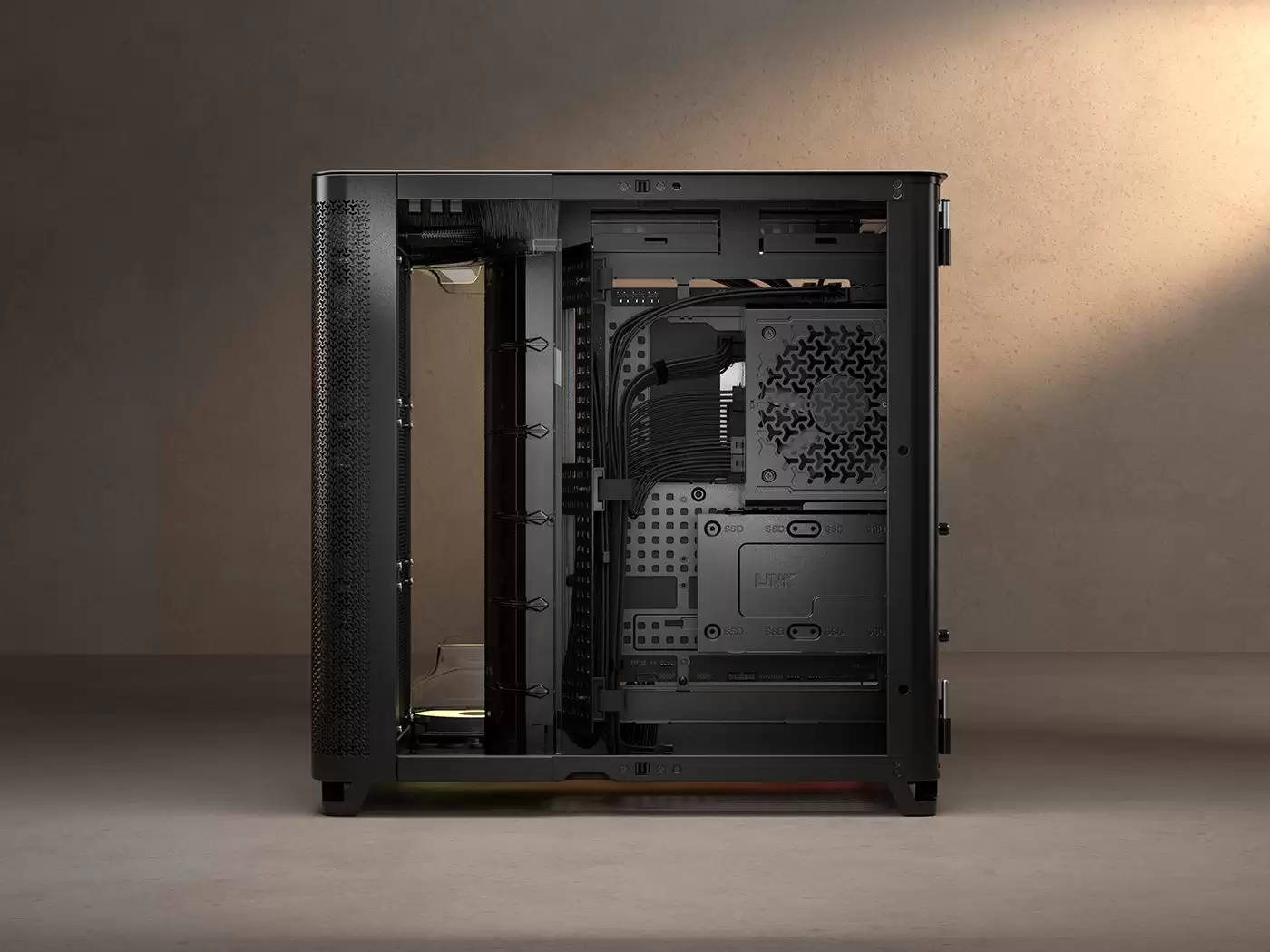 海盗船三腔机箱 AIR 5400 正式发布：玻璃法式门，双气流管道