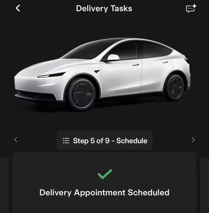 减配换低价,特斯拉 Model Y 标准版提前启动交付