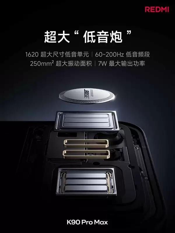 手机行业第一次实现2.1声道体验 卢伟冰：REDMI K90 Pro Max行业唯一