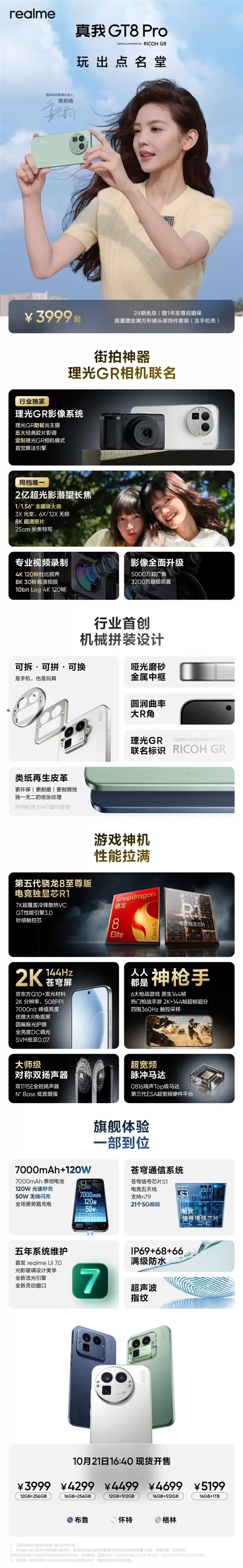 真我GT8系列首销三天打破历代一周销售额纪录:16+512GB占比超50%