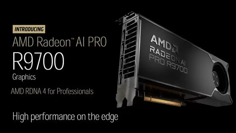 AMD发布32GB显存Radeon AI Pro R9700，10月27日上市