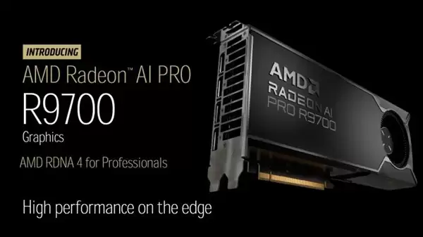 AMD发布32GB显存Radeon AI Pro R9700，10月27日开售