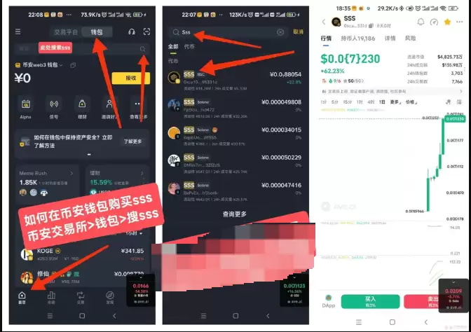 币圈sss币是什么币?sss币购买渠道有哪些? - 菜鸟下载
