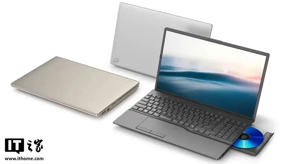 富士通推出 FMV Note A A77-K3 笔记本:保留蓝光光驱,搭 AMD 锐龙 7 7735U 处理器