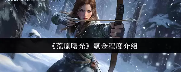 《荒野曙光》氪金程度介绍