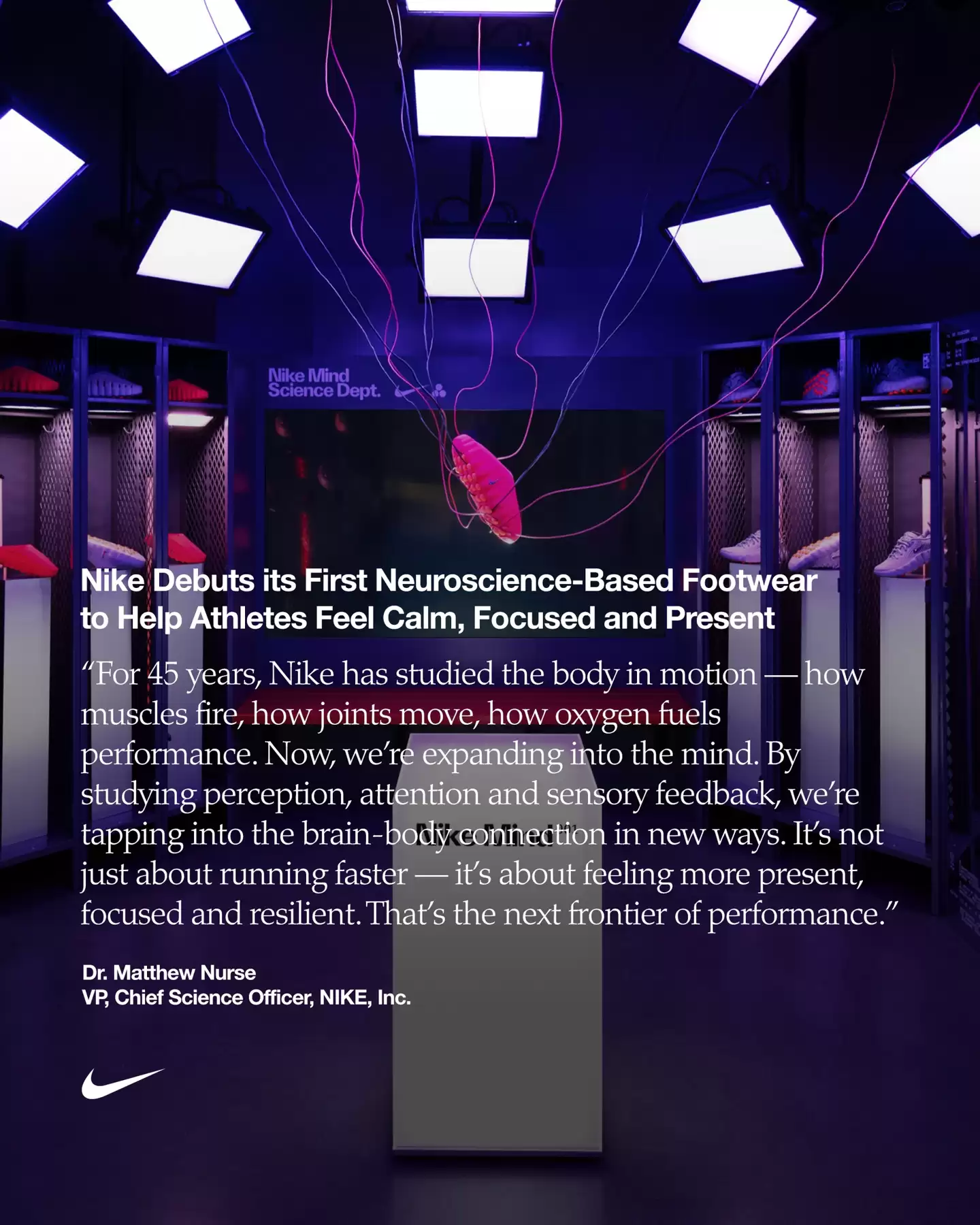 耐克发布 Mind 系列概念鞋，鞋底藏着 22 个“大脑开关