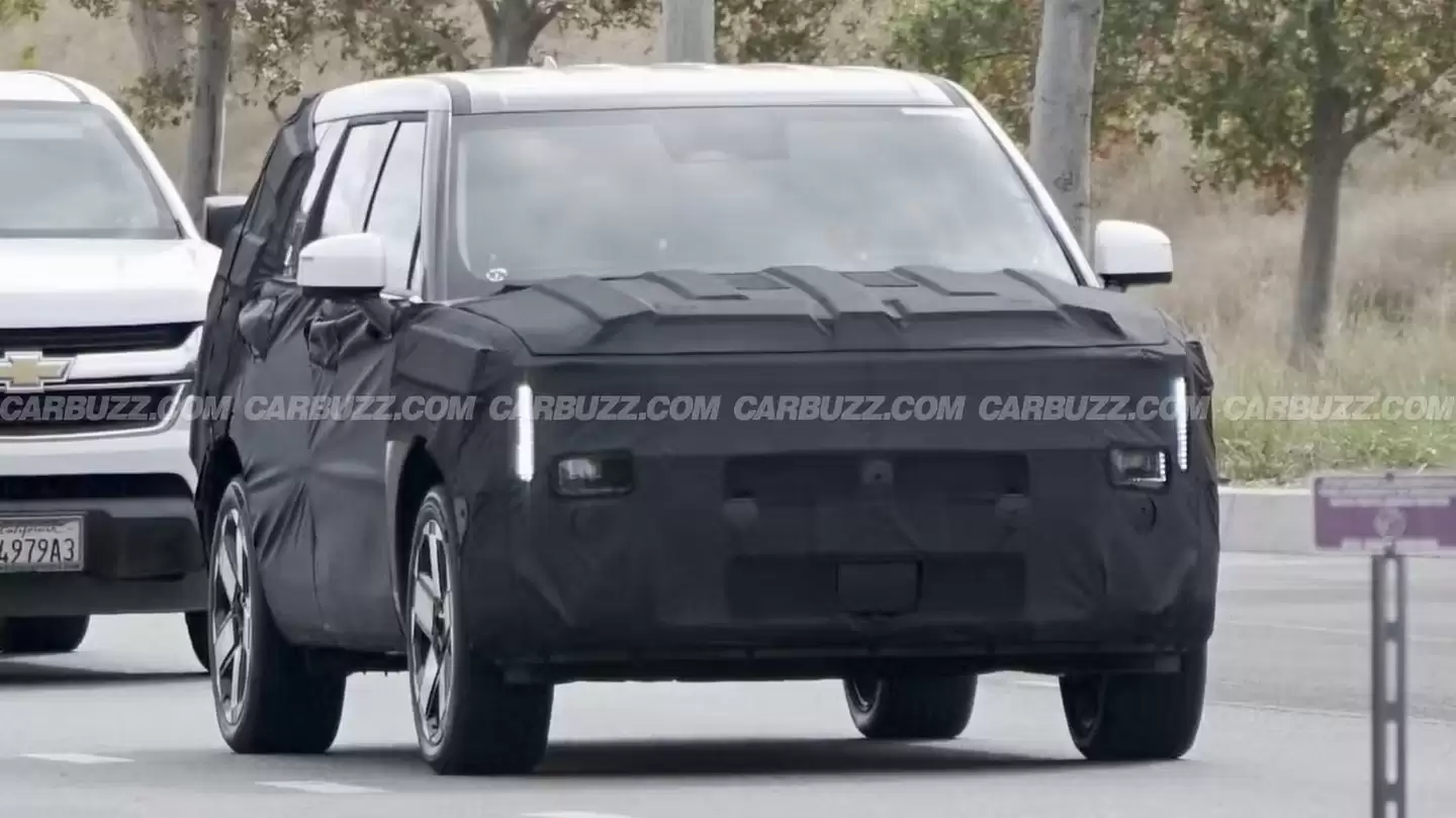 2027 款胜达路测图曝光,有望为现代旗下首款增程车型