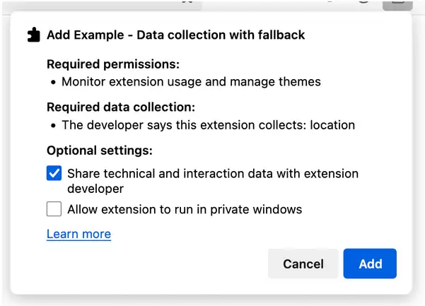 火狐 Firefox 浏览器 11 月推行新规,扩展必须“坦白”数据收集行为