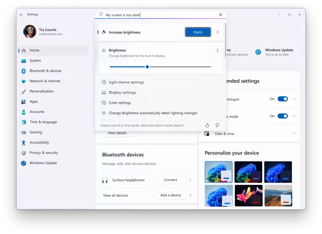 微软推 Win11 Beta / Dev 26x20.6982 预览版:新功能 5 分钟速查 PC 黑屏 / 绿屏故障