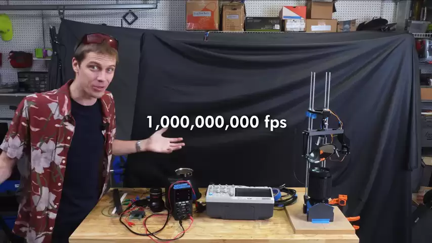 每秒 20 亿帧：科学家以简易自制相机拍摄光速运动影像