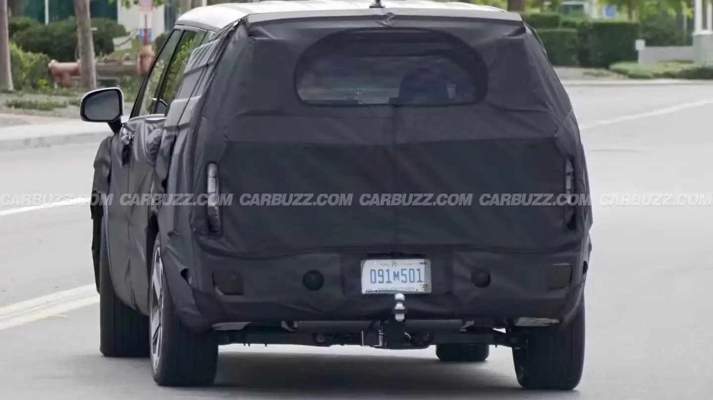 2027 款胜达路测图曝光,有望为现代旗下首款增程车型