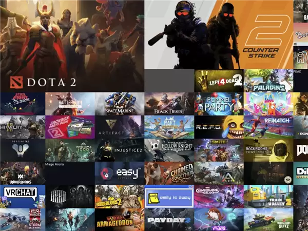 Steam游戏时长变视觉拼贴图，开源工具引热议