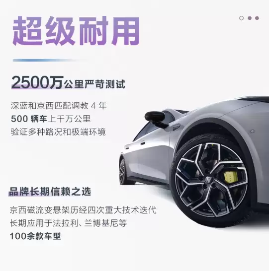 深蓝L06预售在即:超跑同款磁流变悬架!1000次/秒高频调节