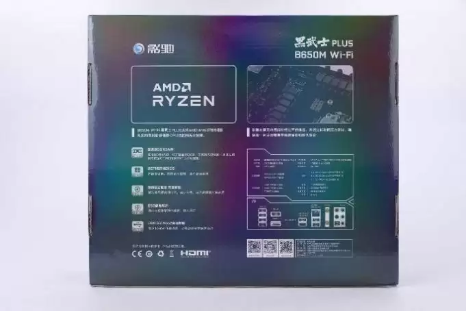 中端装机新方案!影驰联盟B650MWi-Fi 黑武士PLUS 主板开箱