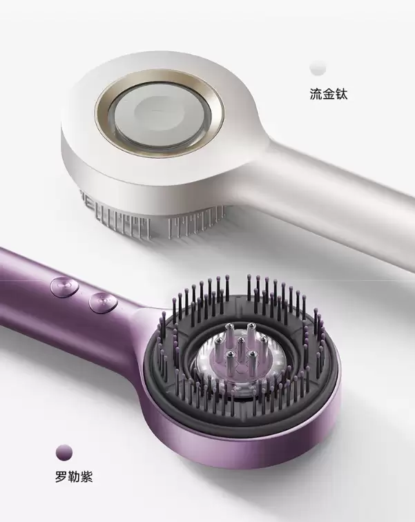 米家智能头部按摩梳产品展示