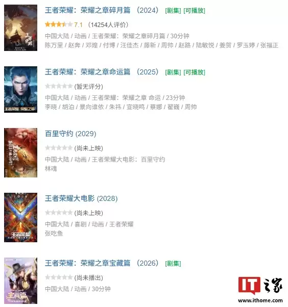 腾讯《王者荣耀》全新动画剧集【李信篇】概念 PV 发布,播出时间待定