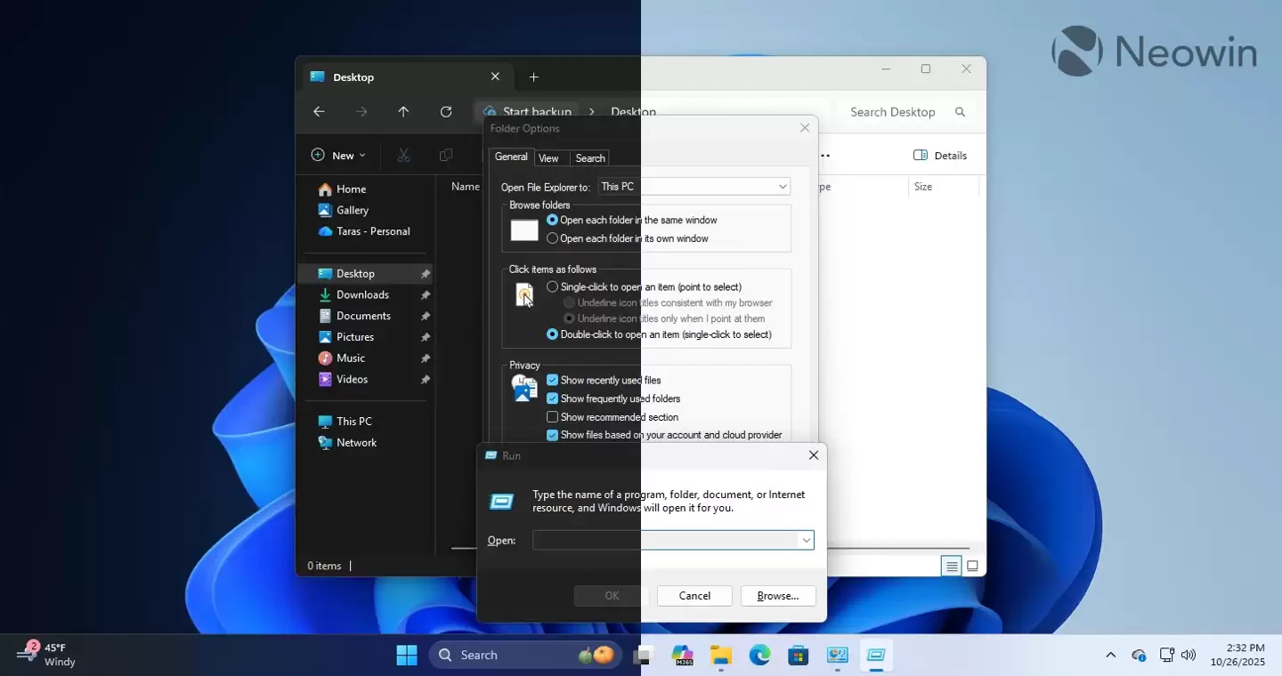 微软继续完善 Win11 深色模式:经典界面获适配