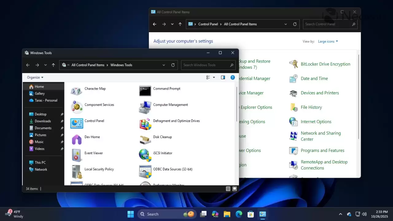 微软继续完善 Win11 深色模式:经典界面获适配