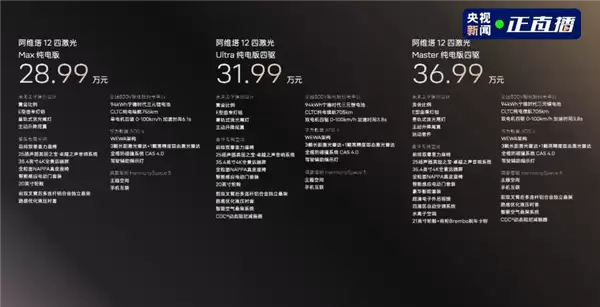 最原创的中国豪华轿车 阿维塔12四激光版上市:限时25.99万起