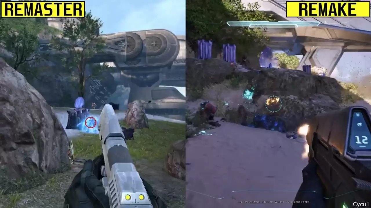 开山之作焕新:《光环:战斗进化》重置版对比视频曝光,虚幻引擎5加持