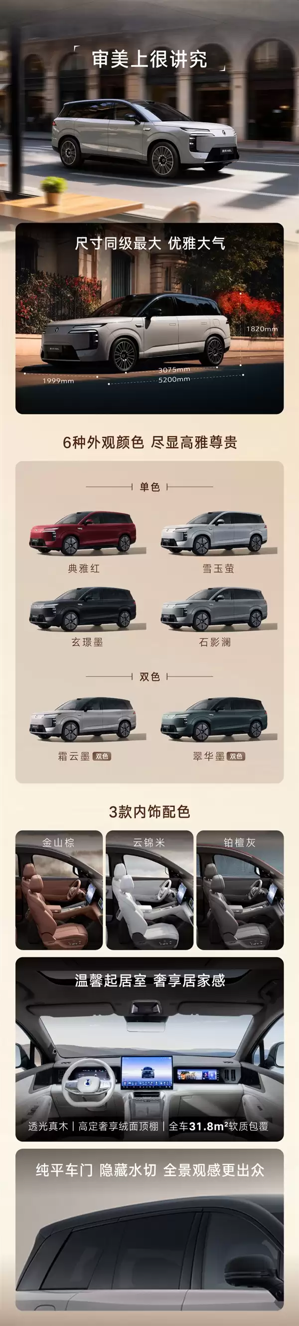 与宝马X7同级的豪华SUV起步价仅29.98万!腾势N8L产品亮点一图速览